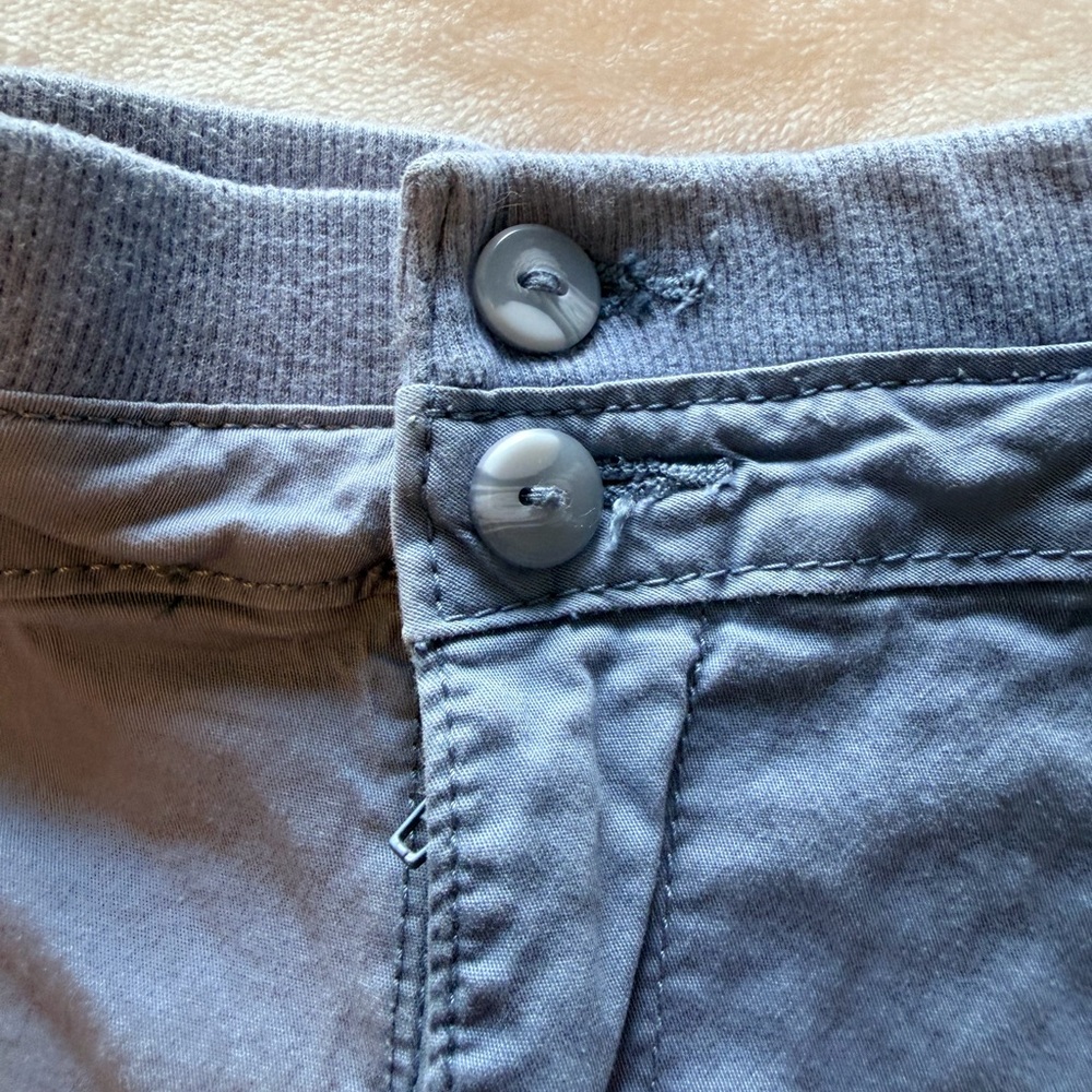 Lee Women's Slate Blue Cargo Bermuda Shorts - Picture 3 of 10